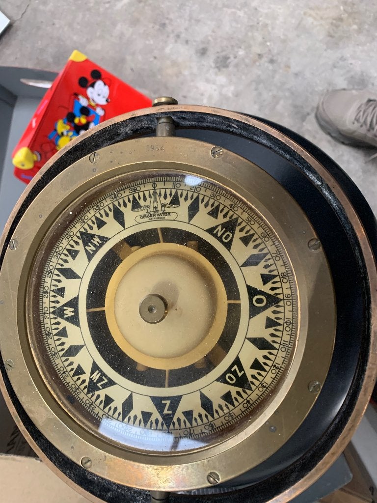 Kompas observator Rotterdam, Antiek en Kunst, Ophalen