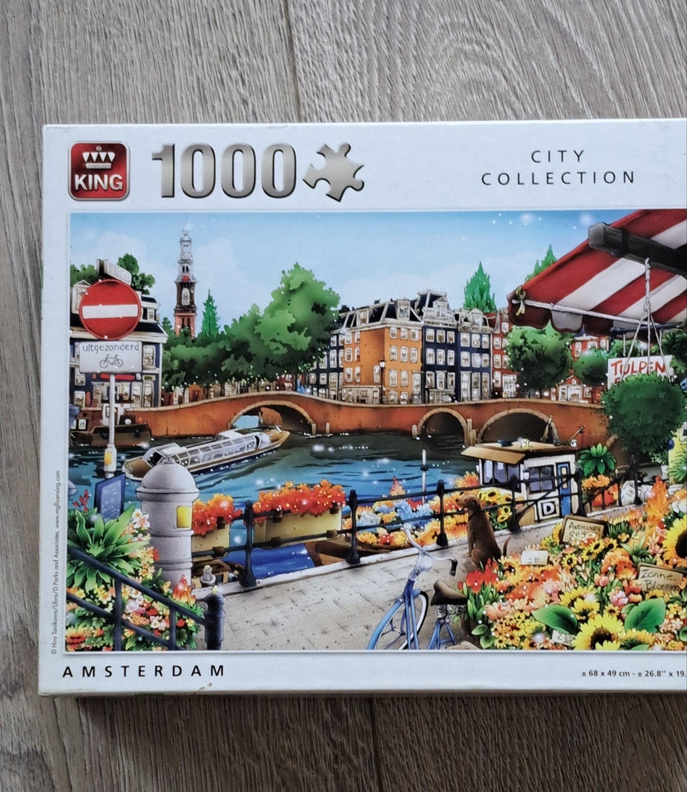 Drie puzzels 1000stukjes, Ophalen, 500 t/m 1500 stukjes
