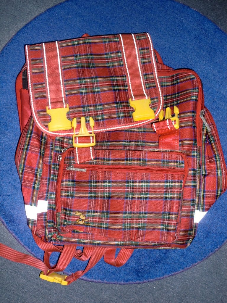 schooltas, Ophalen, Zo goed als nieuw, Bruin, Rugtas