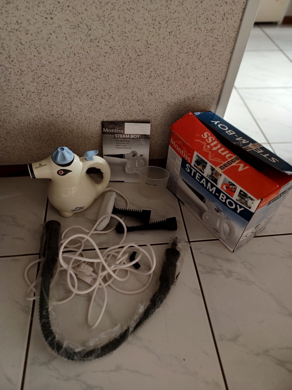Montiss Steam-Boy Stoomreiniger - Handig en Krachtig, Ophalen of Verzenden