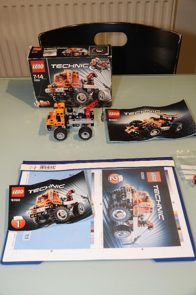 Lego Technic 9390 Mini Tow Truck 100% compleet, Kinderen en Baby's, Speelgoed | Duplo en Lego, Gebruikt, Lego, Compleet, Ophalen of Verzenden