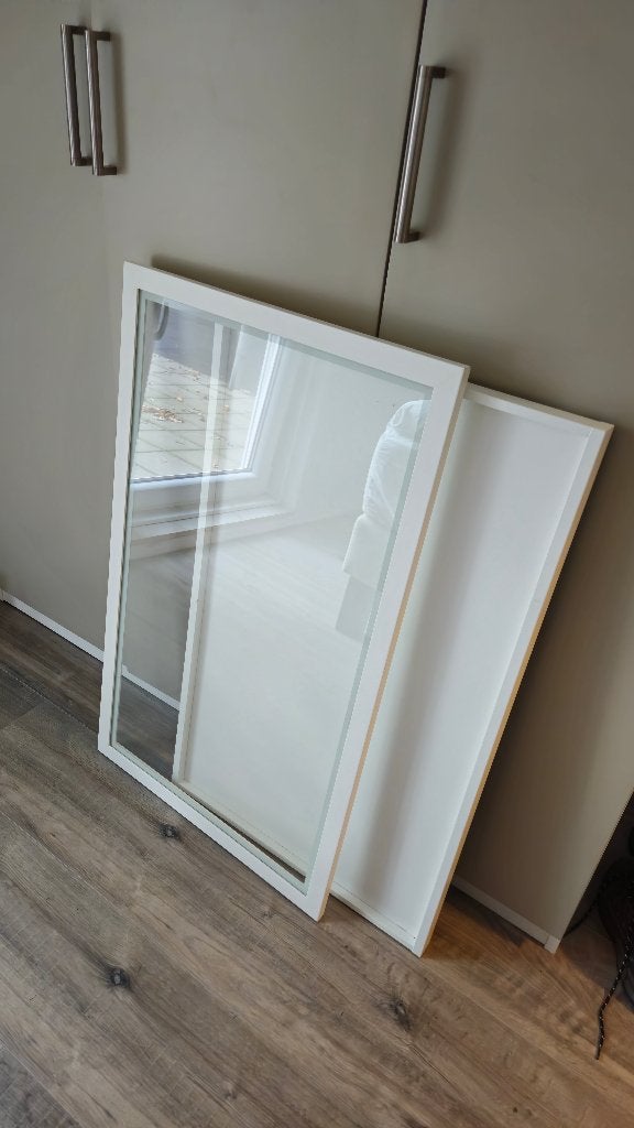 IKEA Komplement glasplaat en uittrekbare plank, Huis en Inrichting, Ophalen, Gebruikt, 50 tot 100 cm, Minder dan 100 cm