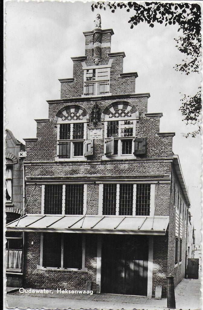 Oudewater heksenwaag oude ongelopen ansichtkaart ( 2084), Verzamelen, Ophalen of Verzenden, 1960 tot 1980, Ongelopen