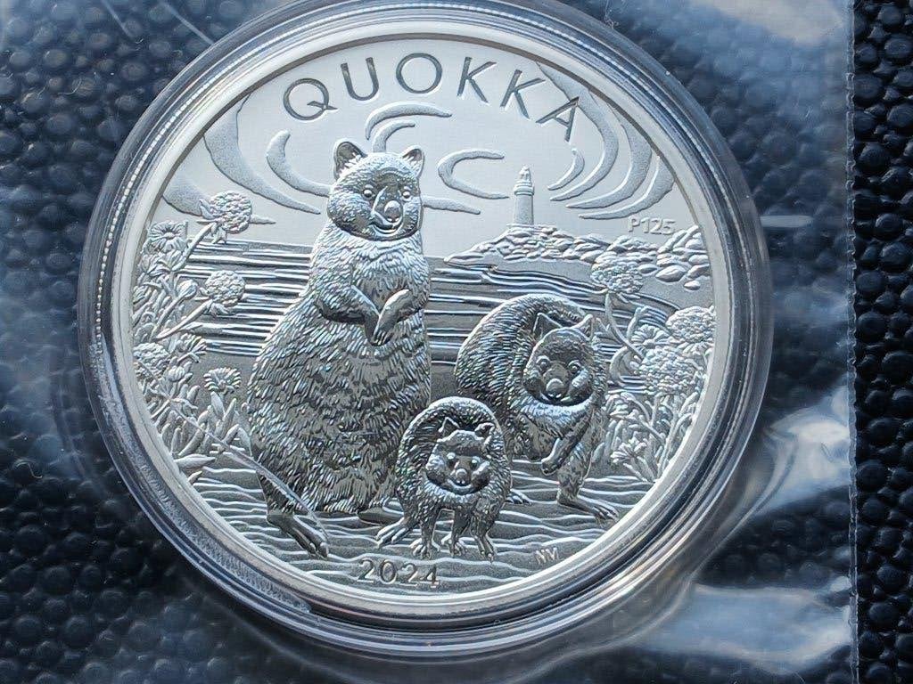 2024 Quokka 1 oz silver BU, Ophalen of Verzenden, Zilver