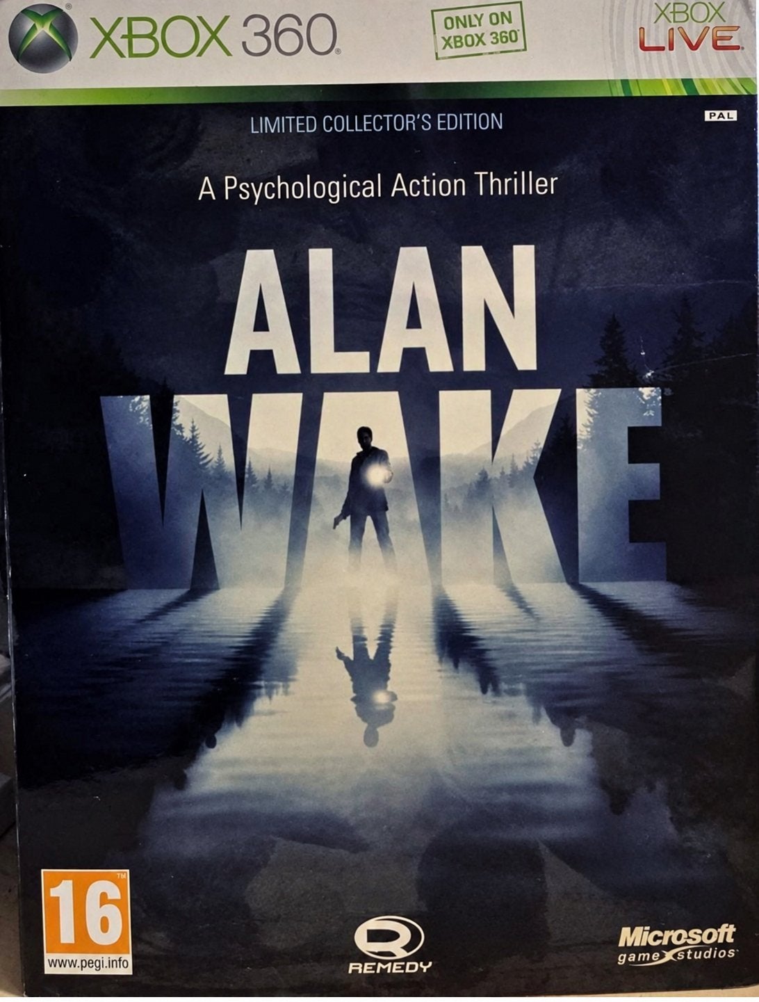 Alan Wake Limited Collector's Edition Xbox 360, Avontuur en Actie, 1 speler, Ophalen of Verzenden, Zo goed als nieuw