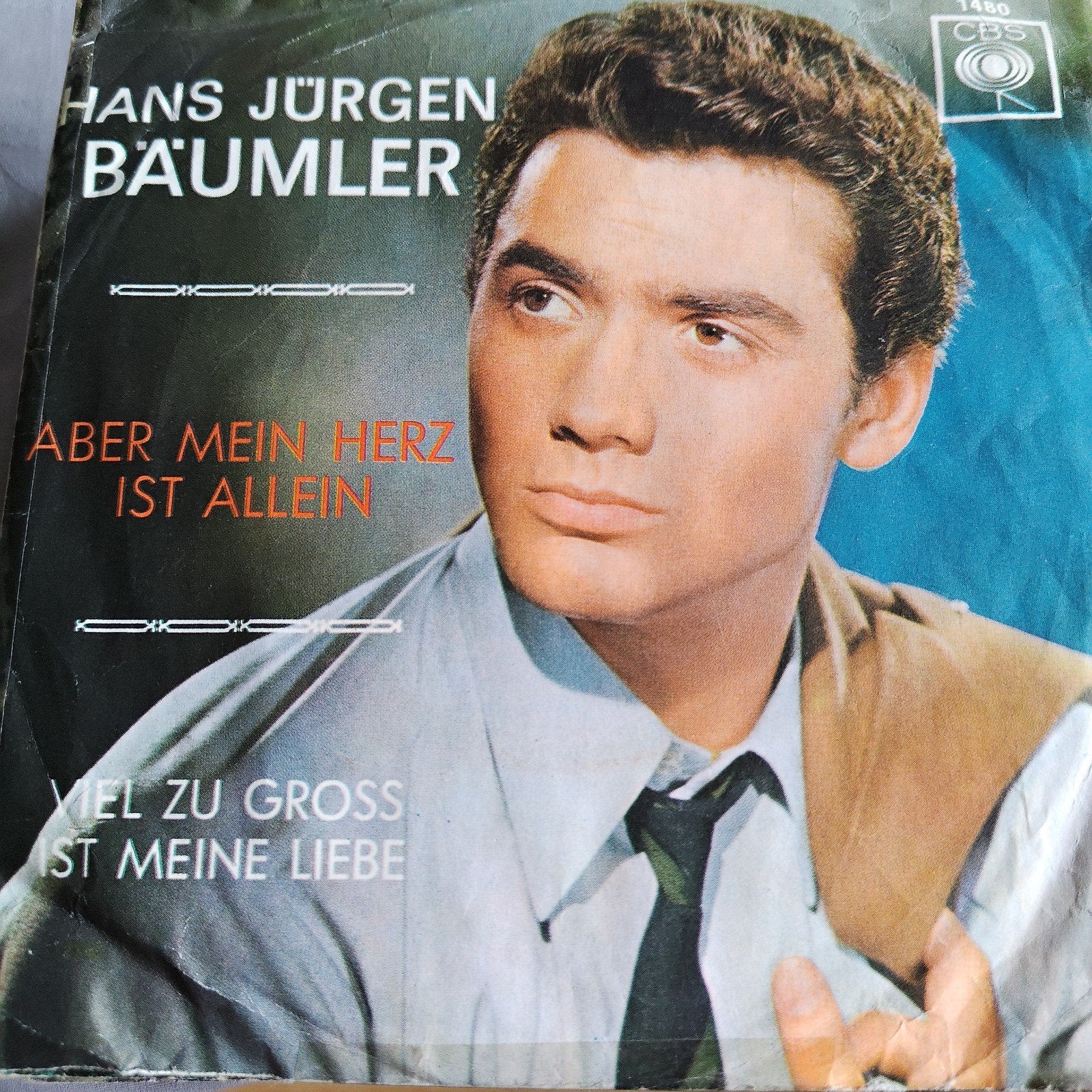 Hans Jürgen Bäumler - Aber mein Herz ist allein Single, Ophalen of Verzenden, Gebruikt, 7 inch