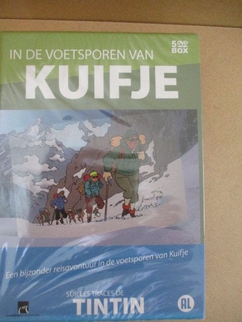 adv10915 kuifje 5 dvd box, Verzamelen, Stripfiguren, Ophalen, Kuifje, Zo goed als nieuw, Overige typen