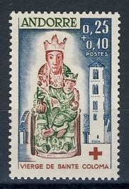 Andorra Frans 190 F 1964 postfris, Ophalen of Verzenden, Overige landen, Postfris