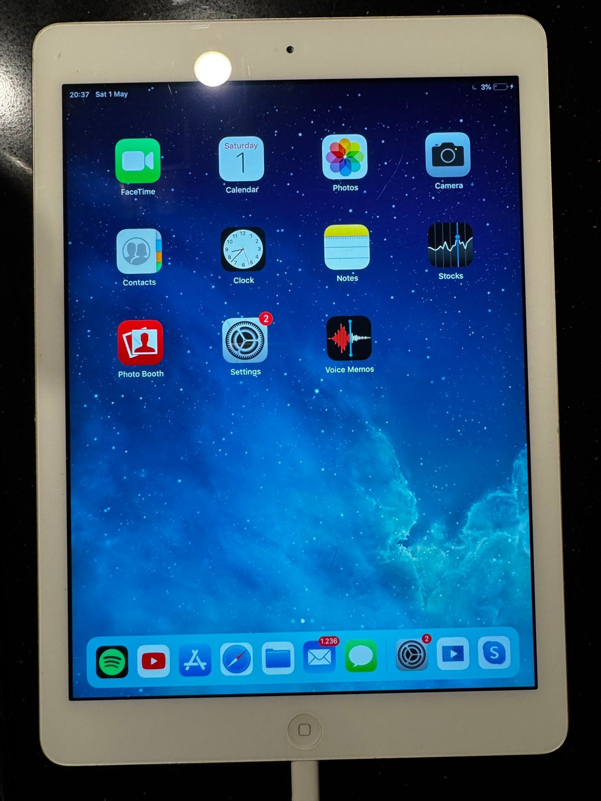 Apple iPad air (2014) 16GB, Computers en Software, Apple iPads, Ophalen of Verzenden, Zo goed als nieuw, 10 inch