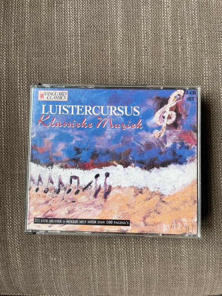Luistercursus Klassieke Muziek - 2 cd Set met Boekje, Ophalen of Verzenden, Modernisme tot heden, Gebruikt, Overige typen