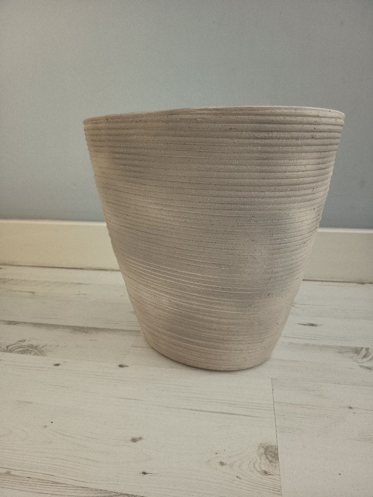 IKEA PEKANNÖT Bloempot - Gebroken Wit, Tuin en Terras, Overige materialen, Gebruikt, Binnen, Minder dan 40 cm