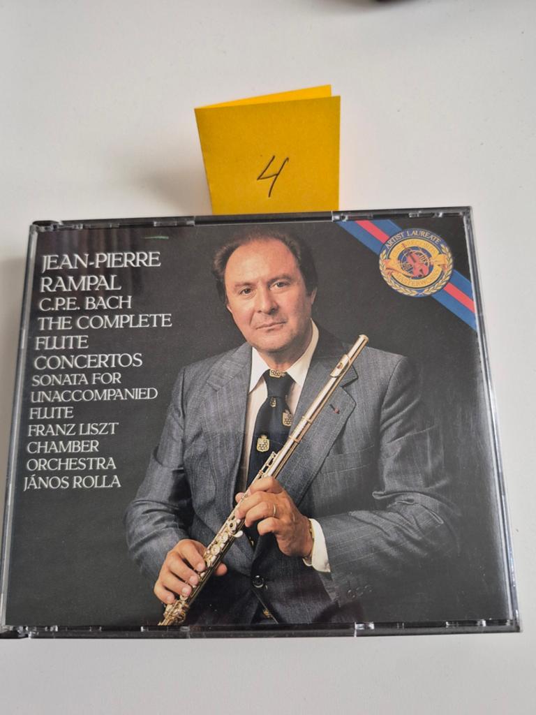 Jean-Pierre Rampal - C.P.E. Bach: Complete Flute Concertos, Ophalen of Verzenden, Barok, Gebruikt, Orkest of Ballet