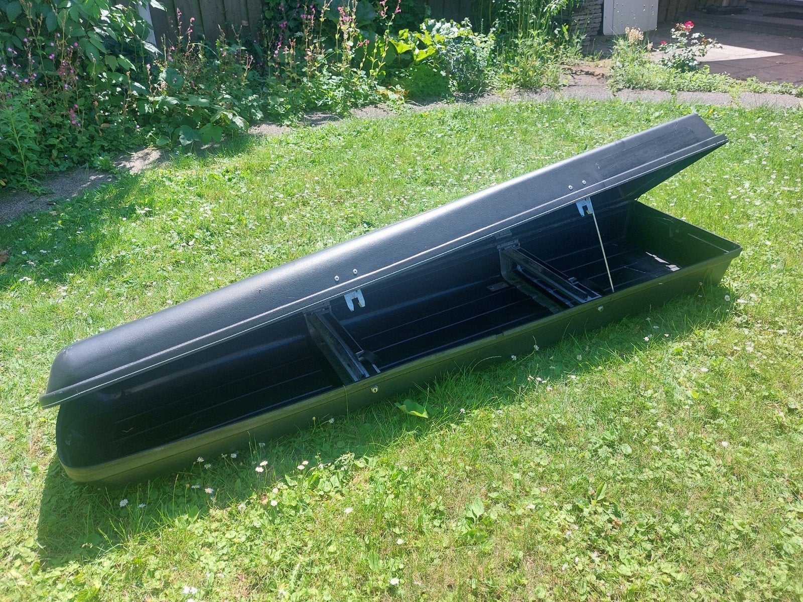 Zwarte vintage dakkoffer, Ophalen, Gebruikt