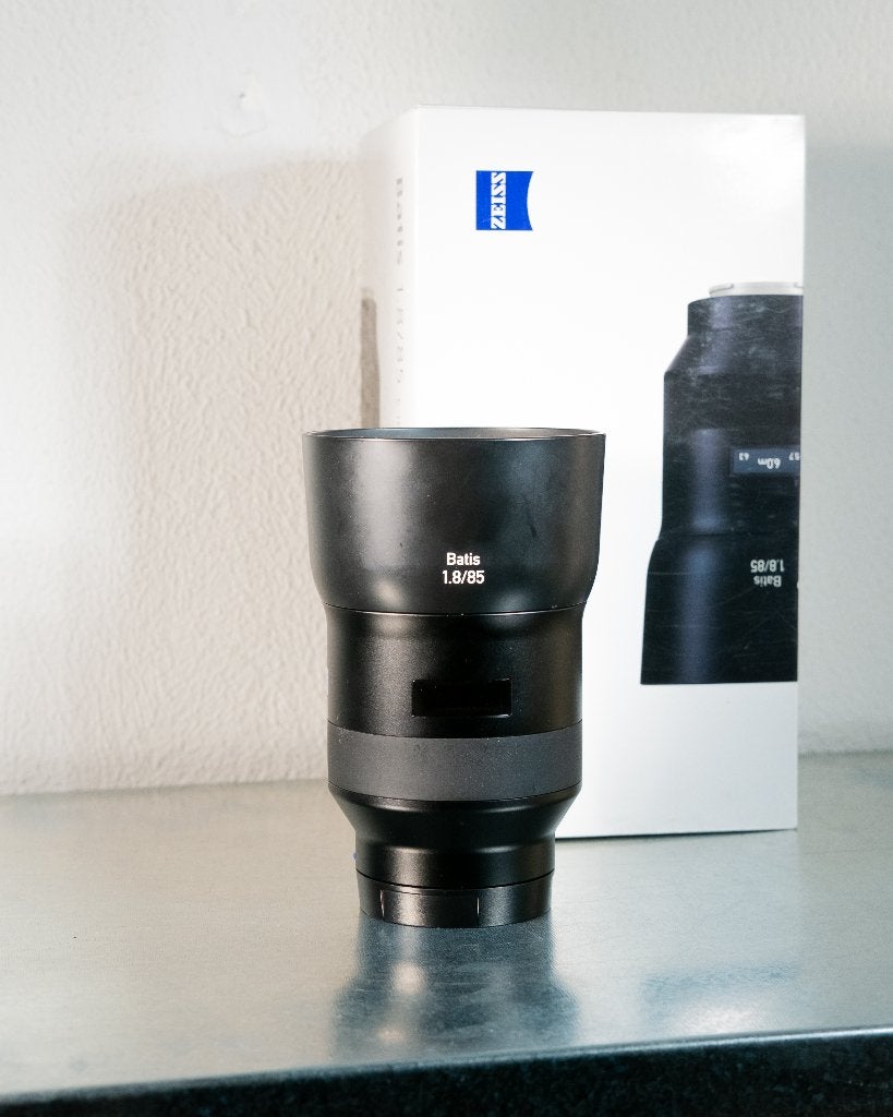 Carl Zeiss Batis 85mm F1.8 Sony E Mount, Sony E-mount, 85 mm, Beschermhoes/tas, Zo goed als nieuw