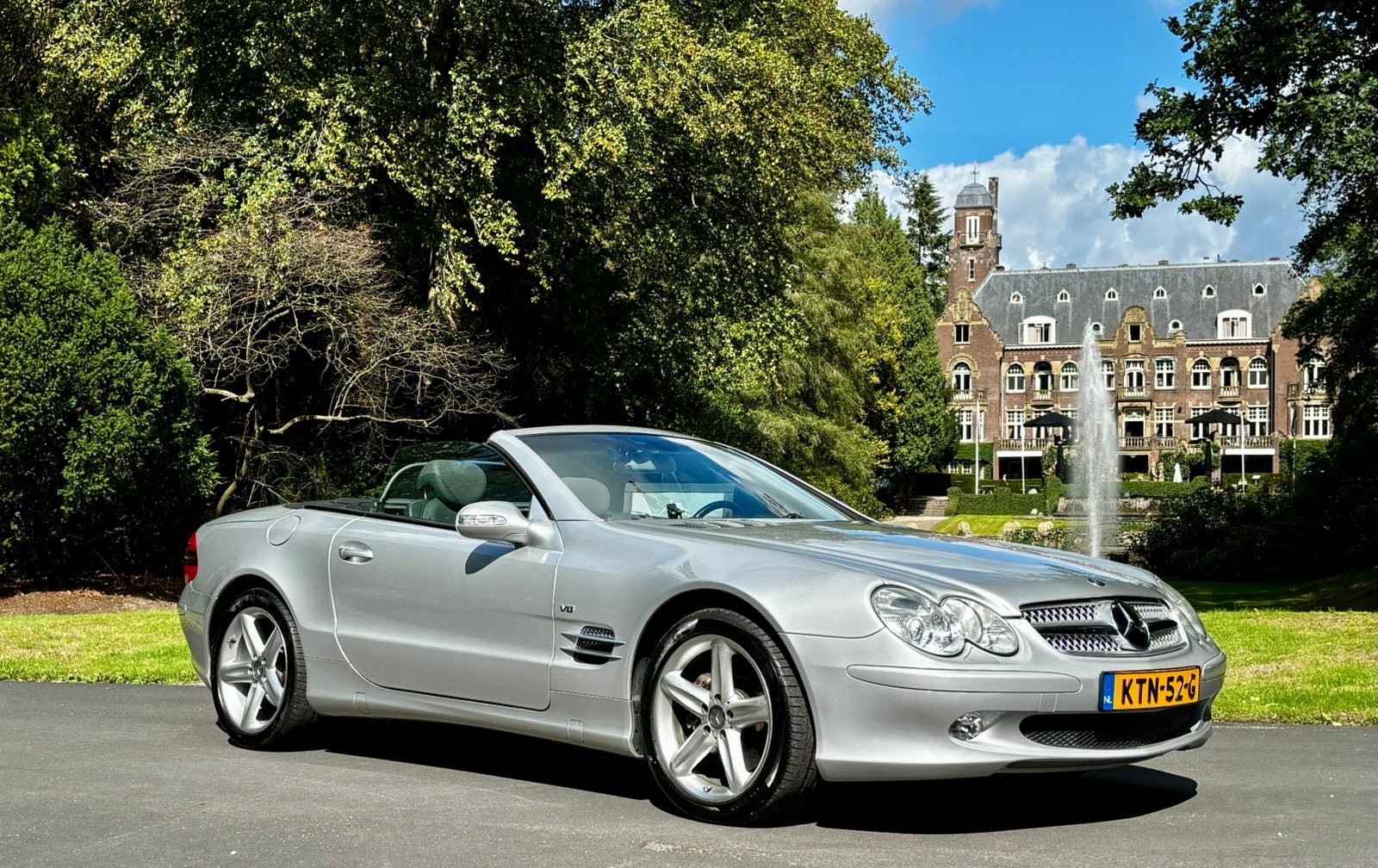 Mercedes SL500 2002 | 56.000km | V8 | Hardtop | Uniek, Automaat, 5000 cc, 8 cilinders, Leder