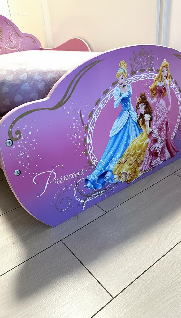 Disney Princess Peuterbed - 143x77x43 cm, Kinderen en Baby's, Kinderkamer | Bedden, Ophalen, Gebruikt, 140 tot 160 cm, 70 tot 85 cm