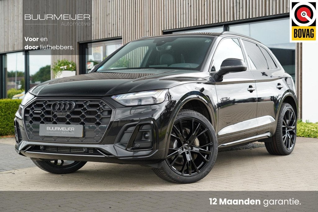 Audi Q5 50 TFSI e S edition | 21 inch | Zwart optiek | Matri, Automaat, Gebruikt, 4 cilinders, Zwart