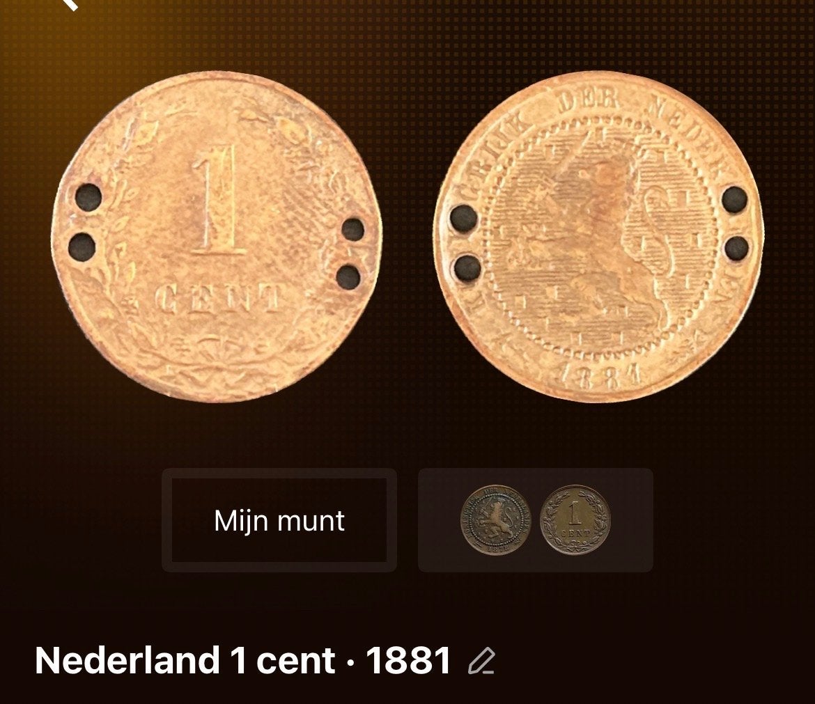 Nederland 1 cent 1881 Koning Willem III, Postzegels en Munten, Munten | Nederland, Ophalen of Verzenden, Koning Willem III, 1 cent