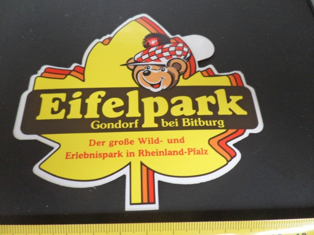 sticker Duitsland EIFELPARK Gondorf bij Bitburg PE157A, Ophalen of Verzenden, Zo goed als nieuw