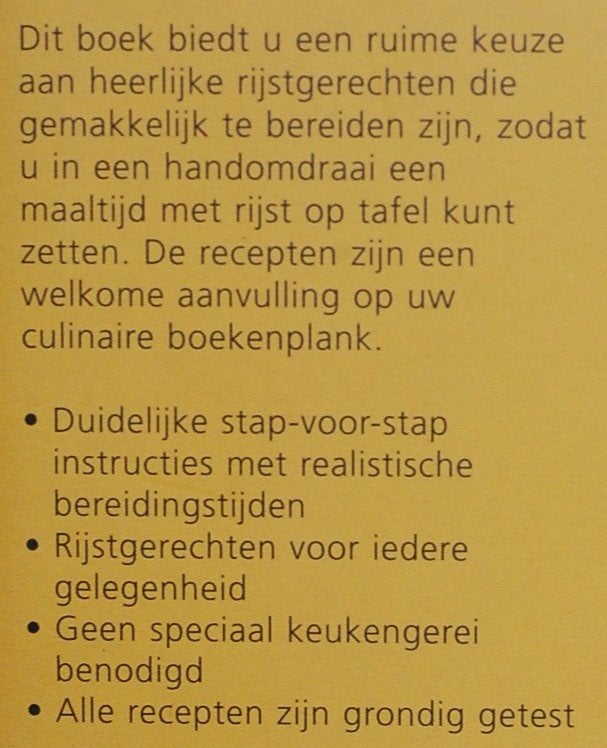 Lekker, rijst - Koken met plezier (2008), Verzenden, Zo goed als nieuw, Azië en Oosters