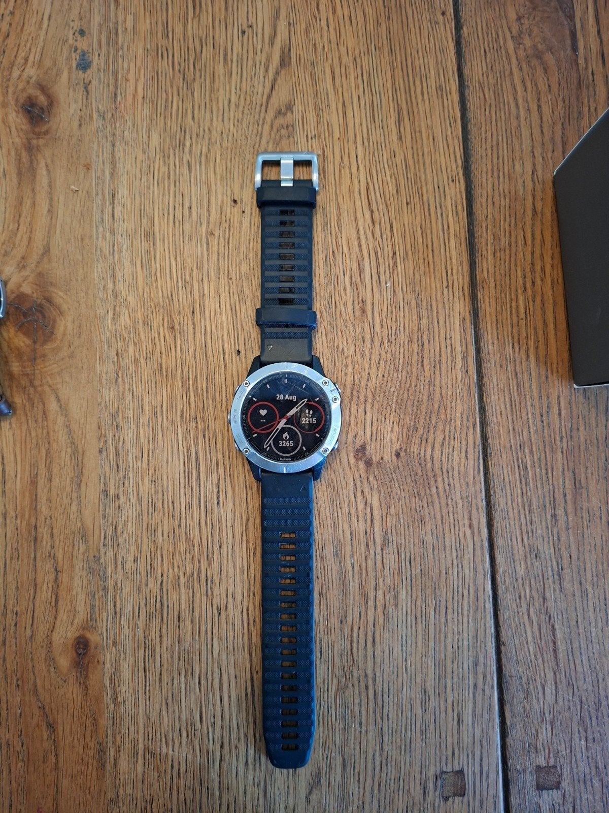 Garmin Fenix 6 Pro 47mm Multisport GPS Smartwatch, Sieraden, Tassen en Uiterlijk, Sporthorloges, Gebruikt, Zwart, Garmin, Ophalen of Verzenden