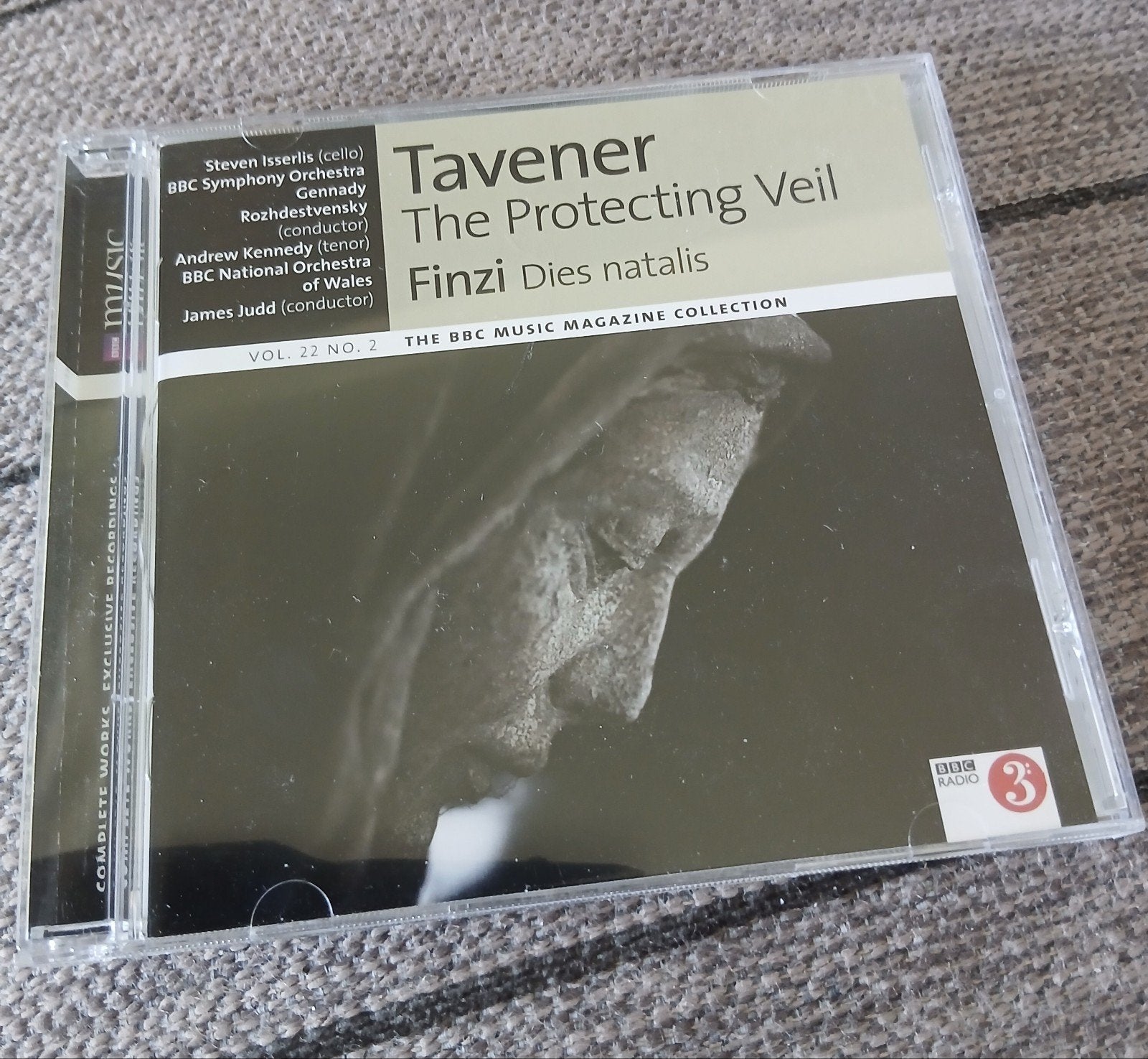 Tavener & Finzi: The Protecting Veil / Dies Natalis CD, Ophalen of Verzenden