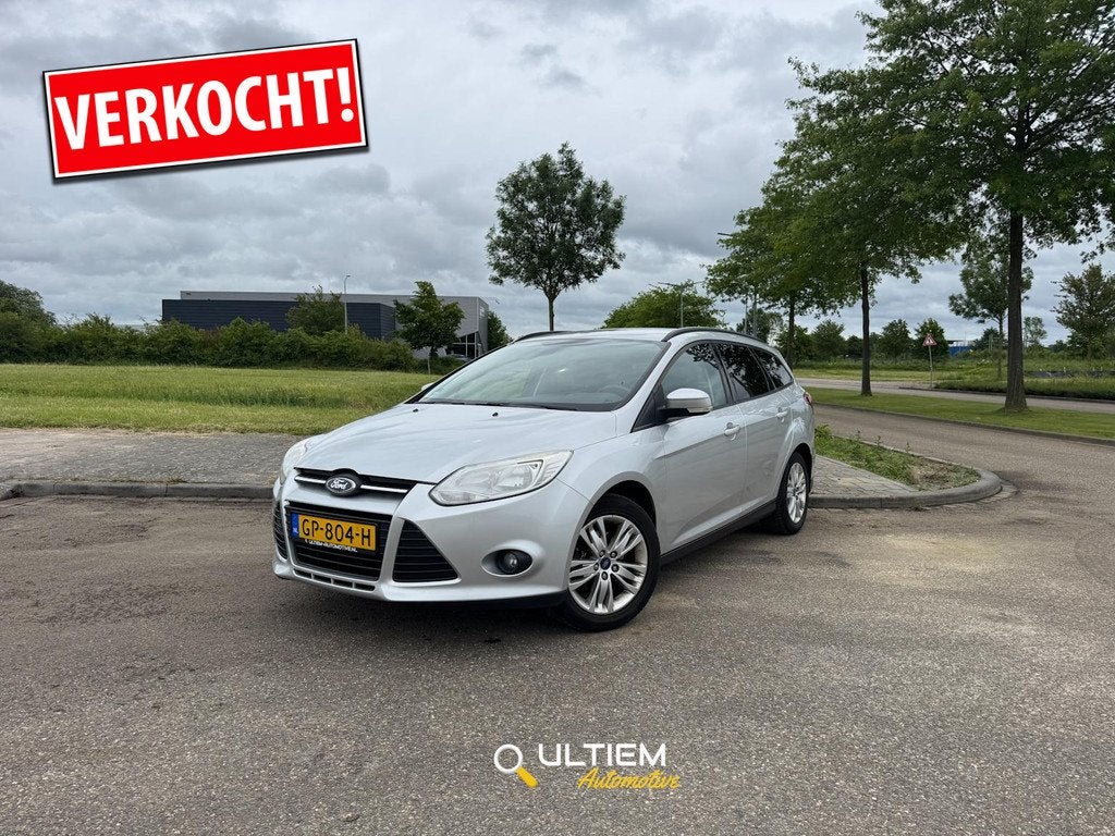 Ford Focus Wagon 1.6 TI-VCT | Trekhaak Airco INRUILKOOPJE, Auto's, Gebruikt, Zwart, 4 cilinders, Handgeschakeld