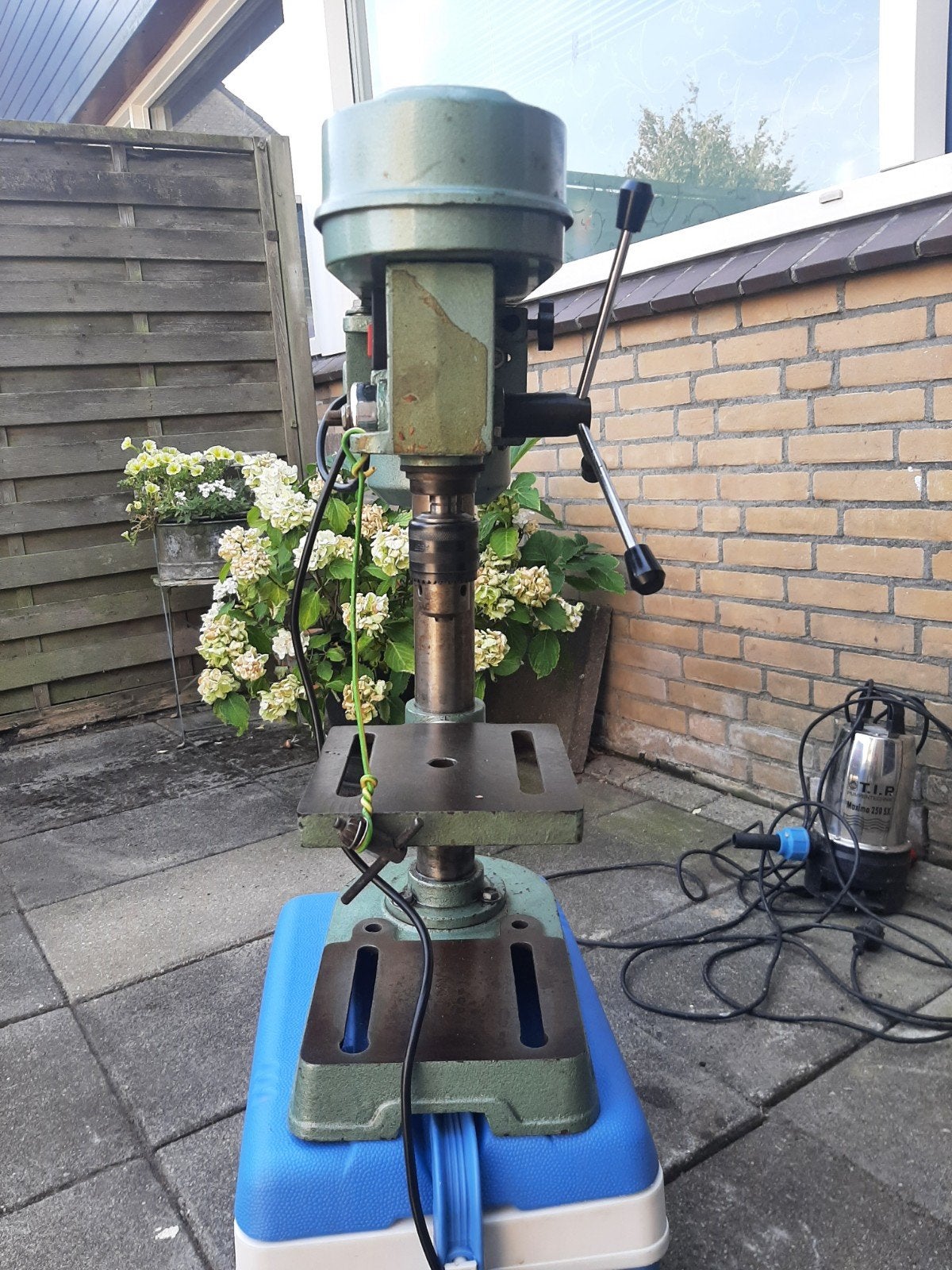 Kolomboormachine Interkrenn Machines (bouwjaar '93), Ophalen, Gebruikt, Minder dan 400 watt, Kolomboormachine