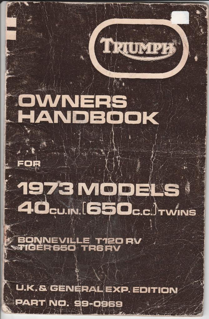 Triumph Bonneville T120 RV en Tiger TR6 RV manual (7132z), Motoren, Ophalen of Verzenden, Triumph