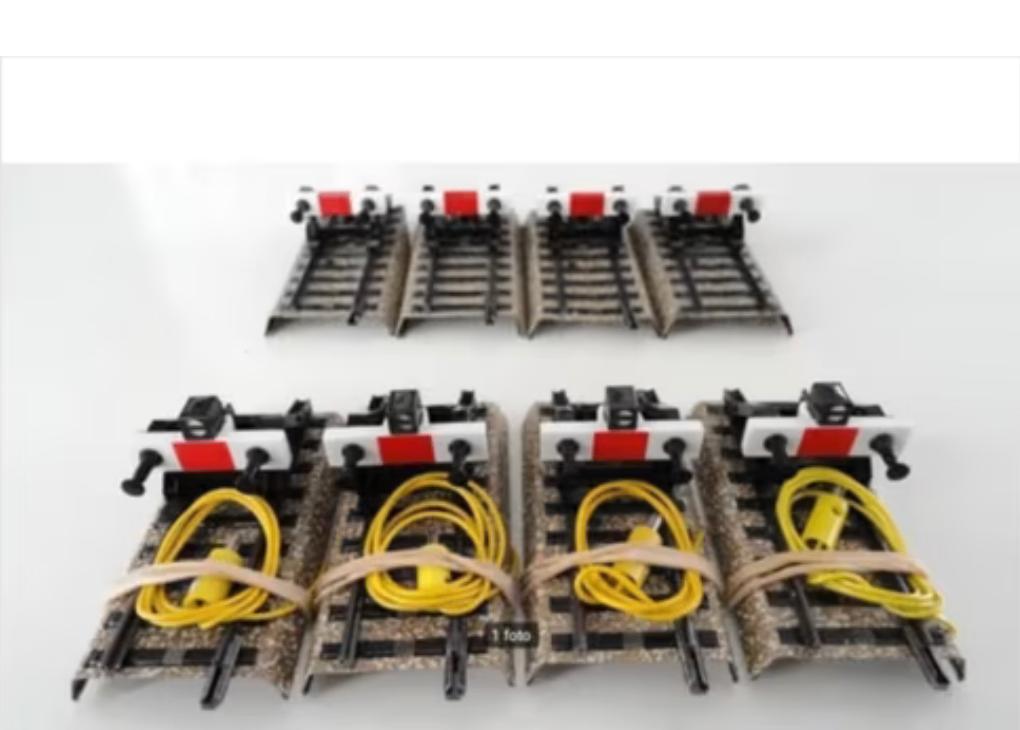 8 Märklin stootblokken (nieuw type), Wisselstroom, Rails, Ophalen of Verzenden, Zo goed als nieuw
