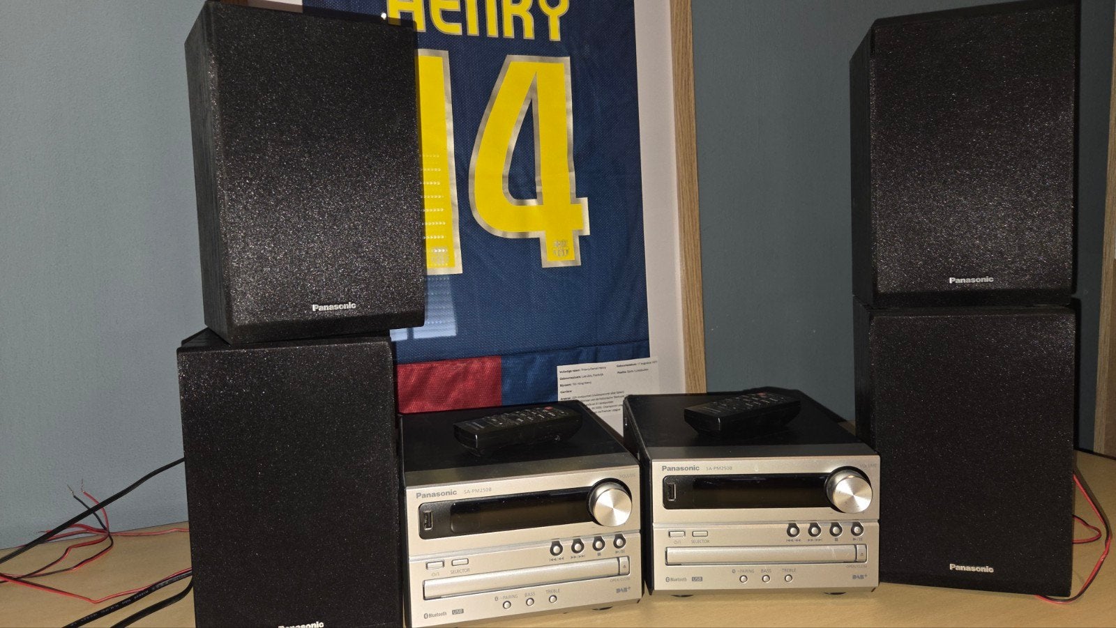 2 x Panasonic Microset met CD-speler en speakers, Ophalen of Verzenden, Cd-speler, Overige merken, Microset