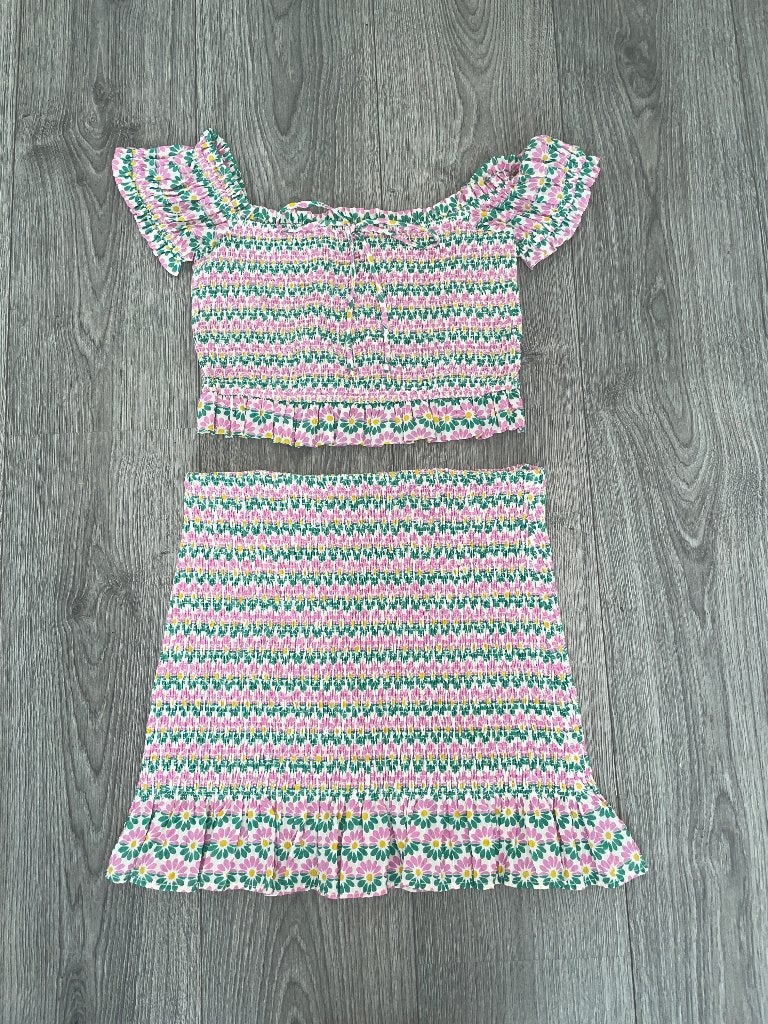 ZARA dames zomers tweedelig bloemen set top en rok mt M, Maat 38/40 (M), Zara, Ophalen of Verzenden, Zo goed als nieuw
