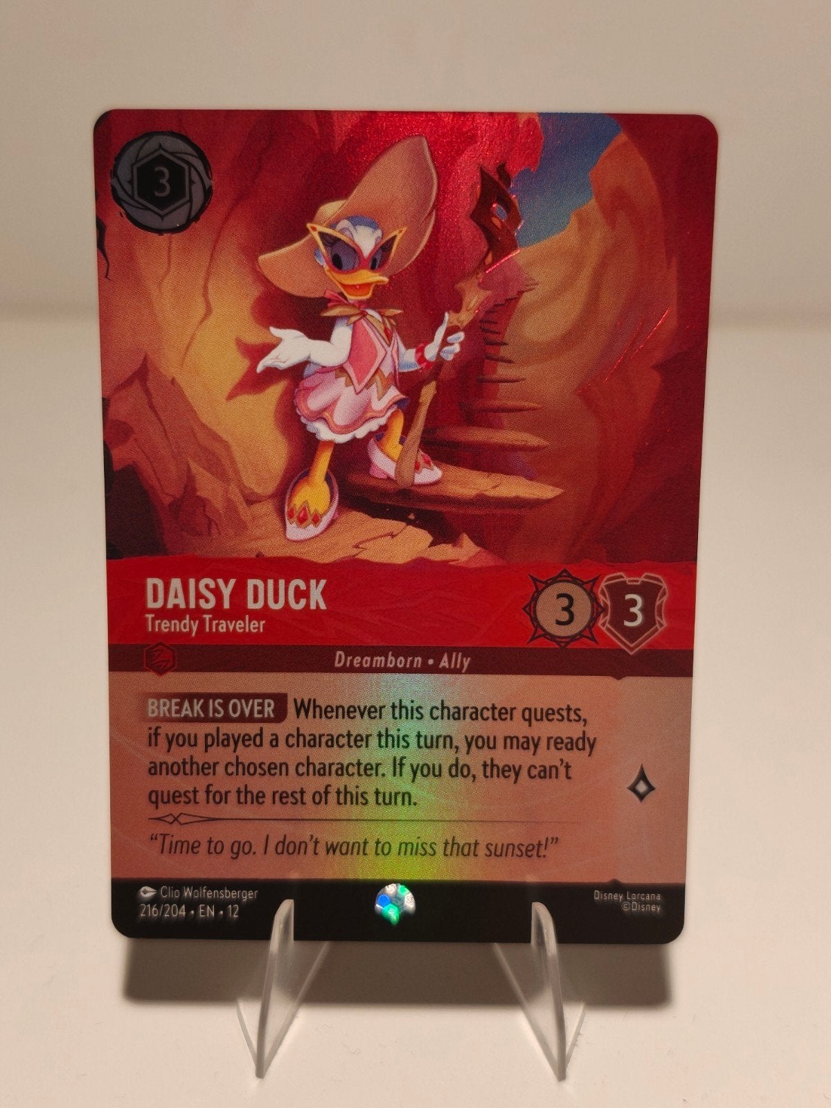 Daisy Duck 216/204 Wilds Unknown Epic, Ophalen of Verzenden, Zo goed als nieuw, Losse kaart
