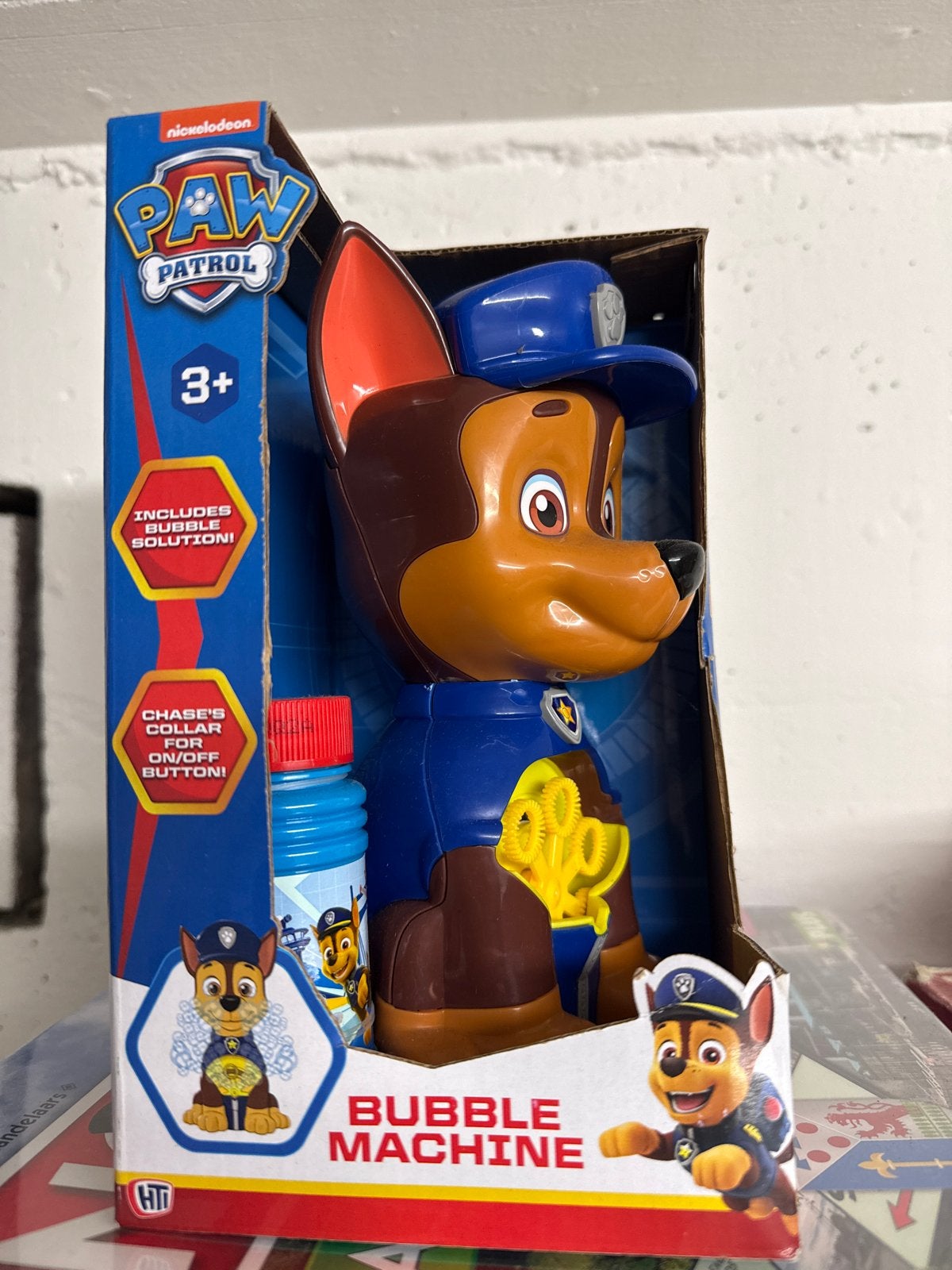 Paw Patrol Chase Bellenblaasmachine, Ophalen of Verzenden, Nieuw, Jongen of Meisje