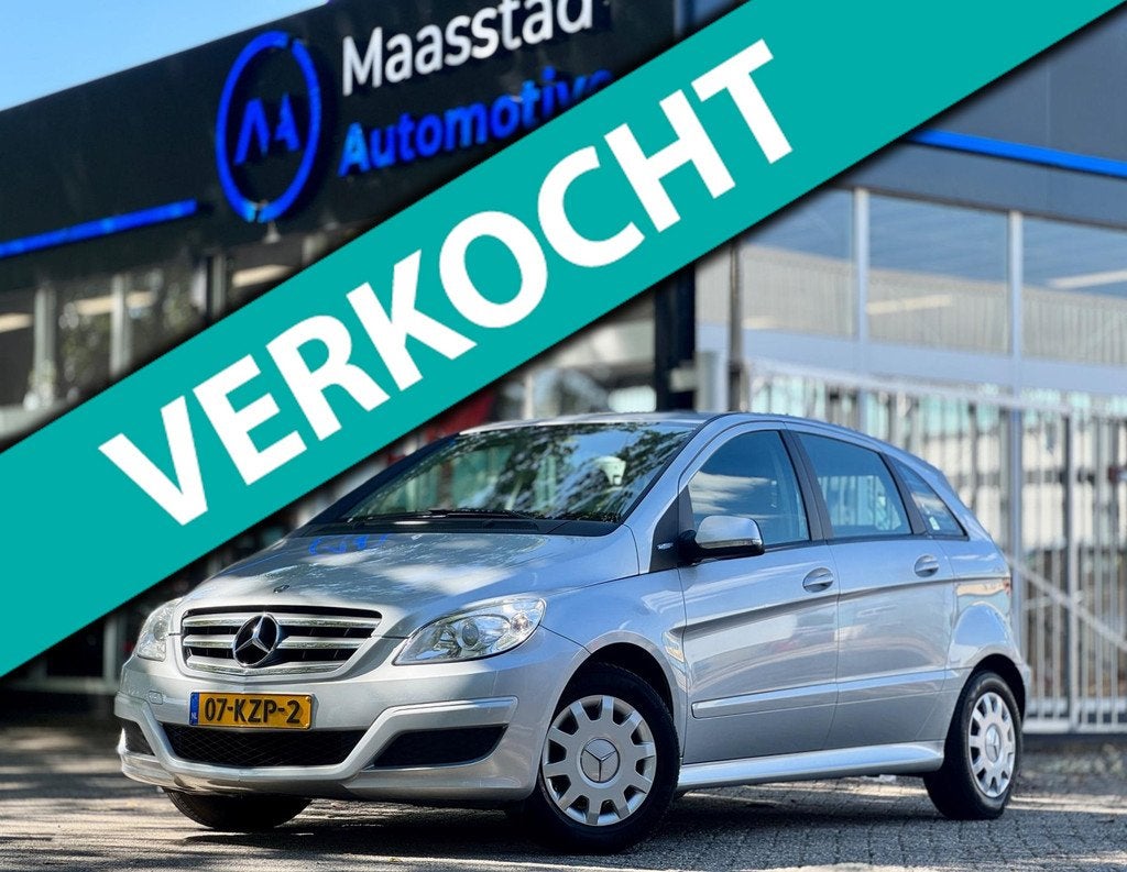 Mercedes-Benz B-klasse 160 Airco Navi APK lang Trekhaak Blue, Auto's, Mercedes-Benz, Voorwielaandrijving, Euro 5, Start-stop-systeem