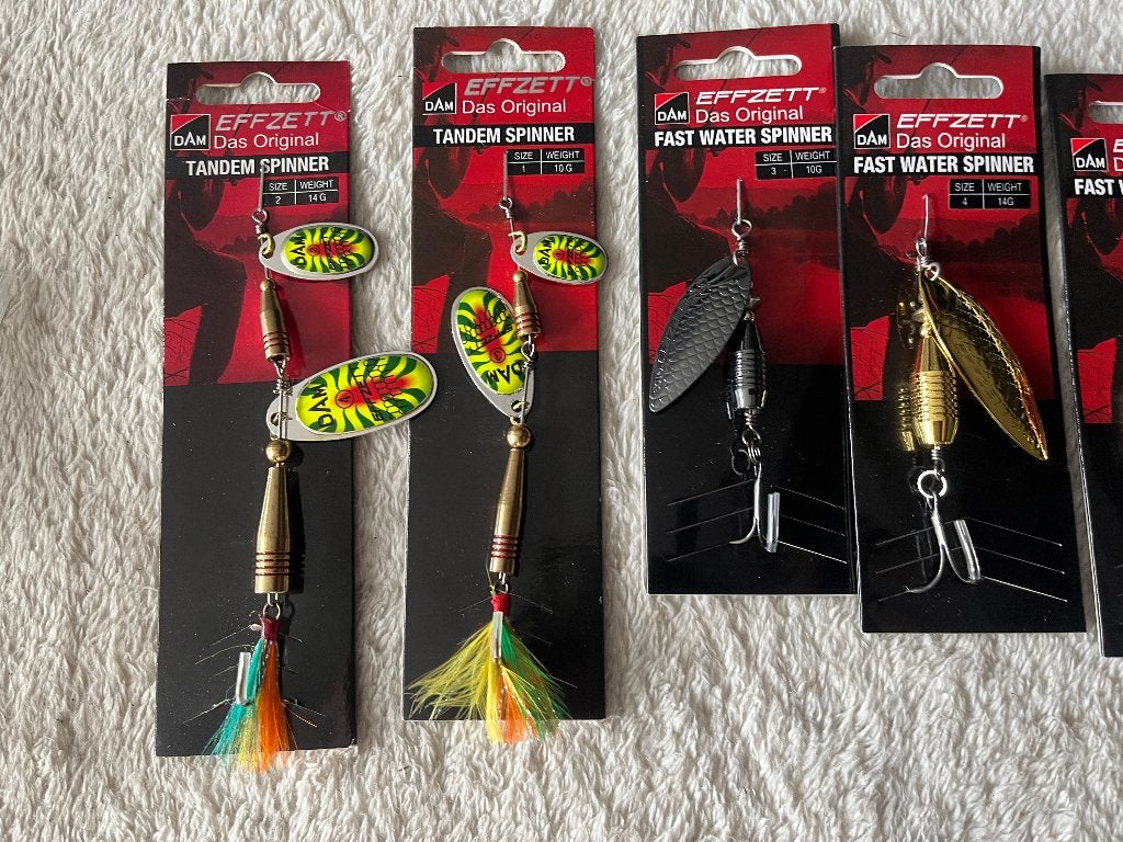 adv 348 / NIEUW mixset 6 spinners DAM EFFZETT, Ophalen of Verzenden, Nieuw, Overige typen