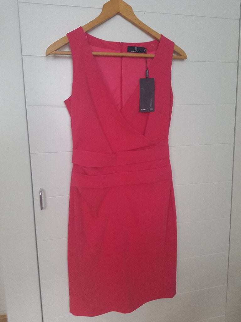 Mart Visser  beauty  jurk NIEUW met kaartjes fuchsia 36, Mart Visser, Nieuw, Ophalen of Verzenden, Roze