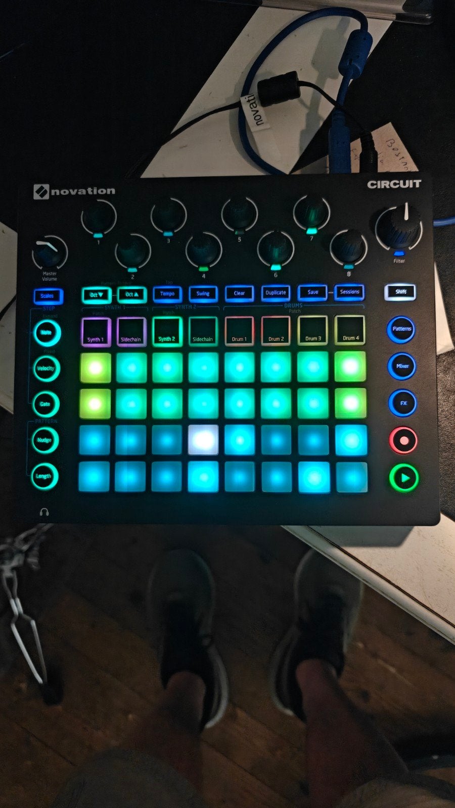 Novation Circuit Groovebox - Zo goed als nieuw, Muziek en Instrumenten, Synthesizers, Novation, Novation, Ophalen of Verzenden