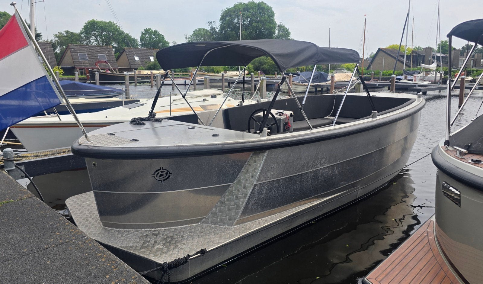 BonBoating Retro 650 aluminium sloep 60PK, Watersport en Boten, 60 pk, Aluminium, Ophalen, Overige merken