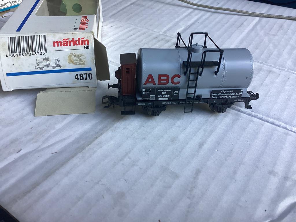 Marklin 4870 DR ketelwagen met remmershuis/bordes kkk nieuw!, Wisselstroom, Ophalen of Verzenden, Märklin, Nieuw