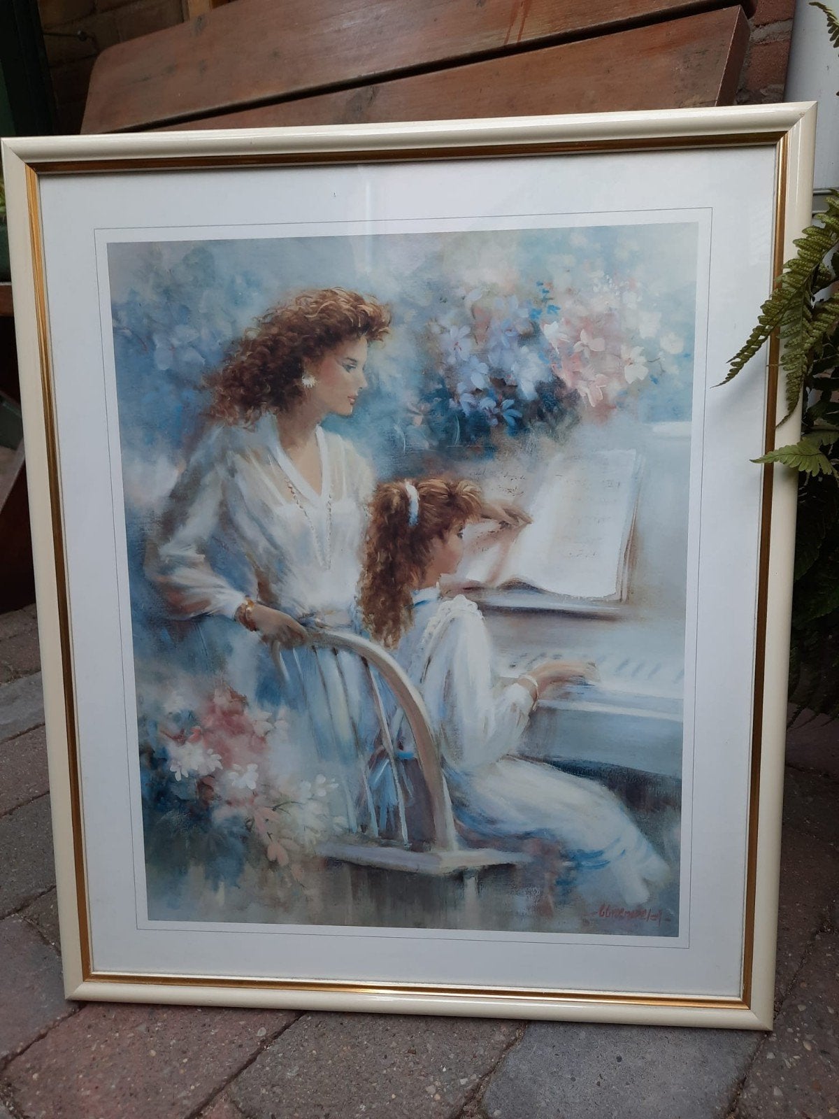 Mooi klassiek  schilderij., Ophalen