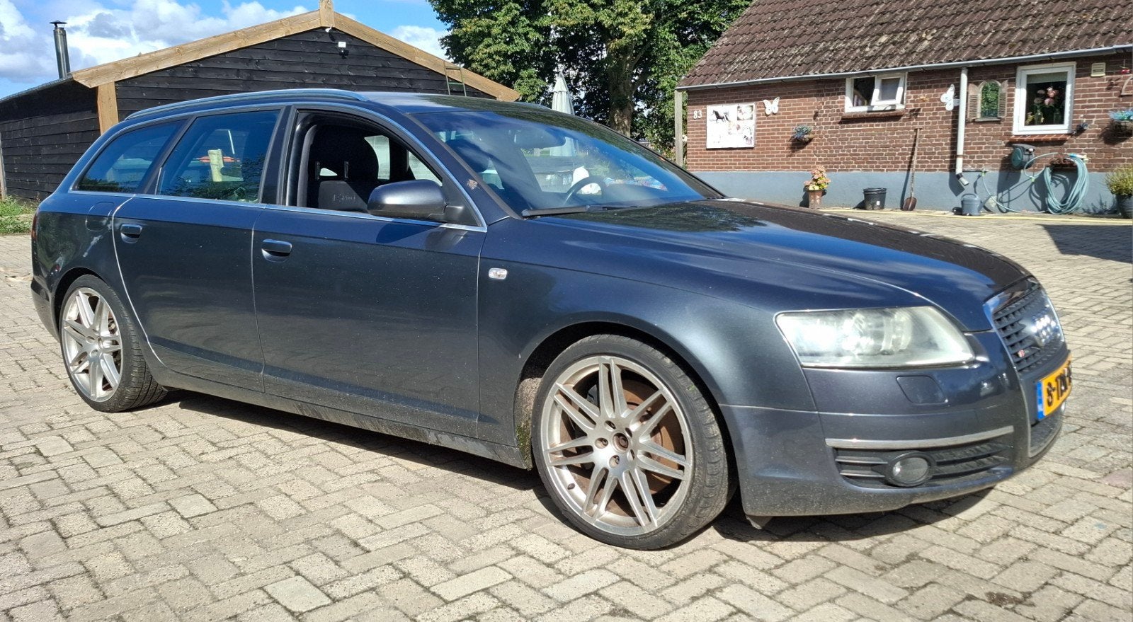 Audi A6 3.2 FSI 2007 Grijs LEES TEKST, Auto's, Audi, Leder en Stof, 10 km/l, Stationwagon, Grijs