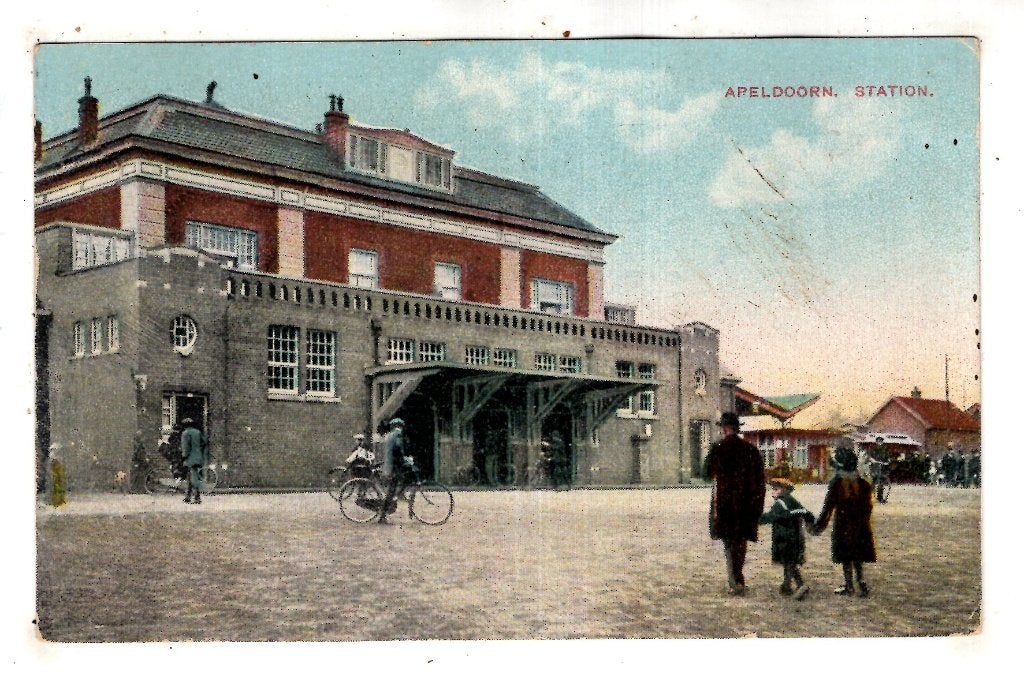 Apeldoorn Station 1914 Militair Post, Verzamelen, Ophalen of Verzenden, Voor 1920, Gelderland
