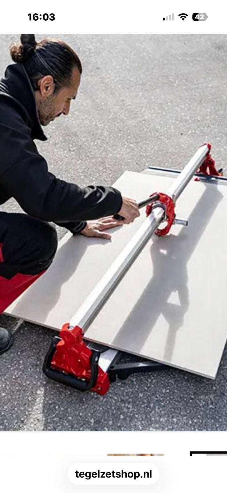 Rubi RCH 850 RS tegelsnijder 850 mm nieuw!!!!, Ophalen of Verzenden, Zo goed als nieuw