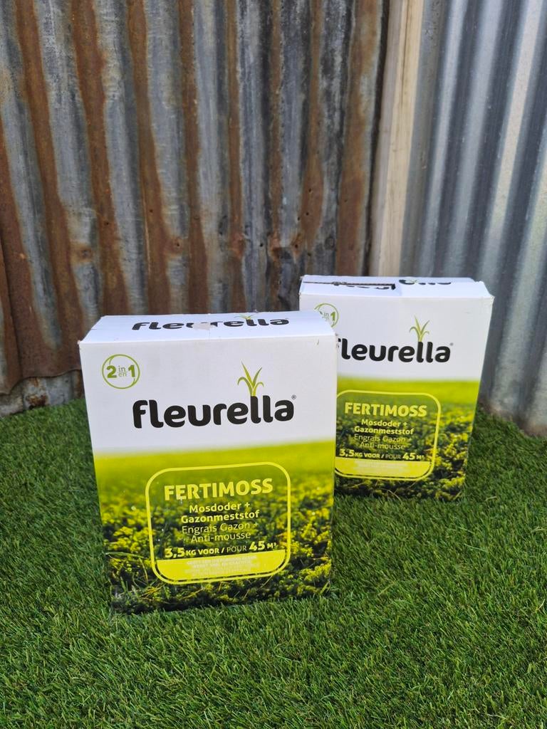 Fleurella Fertimoss mosdoder + gazonmeststof 3,5 kg, Ophalen, Kunstmest