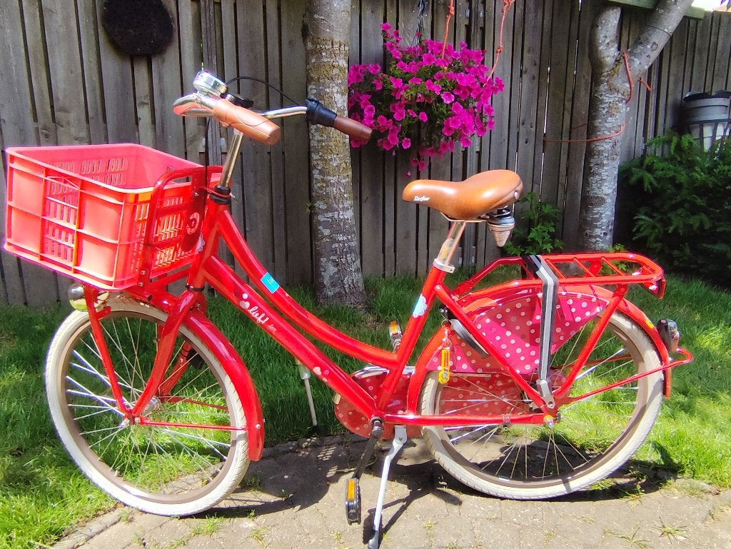 Cortina meisjesfiets 24 inch - Lief! uitvoering, Ophalen, Terugtraprem, Versnellingen, Cortina