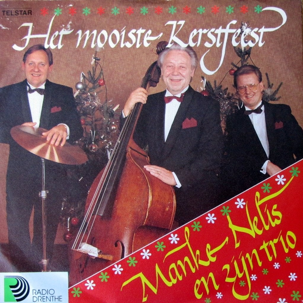 KERST1989	Manke Nelis en zijn Trio	Het Mooiste Kerstfeest, Fotohoes, 7 inch, Ophalen of Verzenden, Zo goed als nieuw