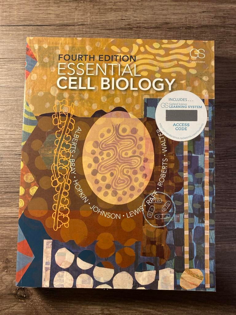Essential Cell Biology - Vierde Editie, Ophalen of Verzenden, Beta, Zo goed als nieuw, HBO
