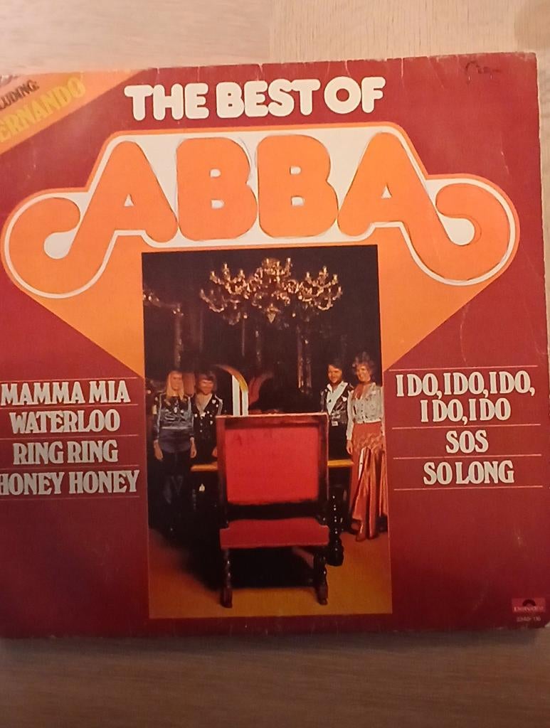 ABBA - The Best Of ABBA LP (Polydor, Made in Holland), Cd's en Dvd's, Vinyl | Pop, Ophalen of Verzenden, 1970 - 1979, Gebruikt