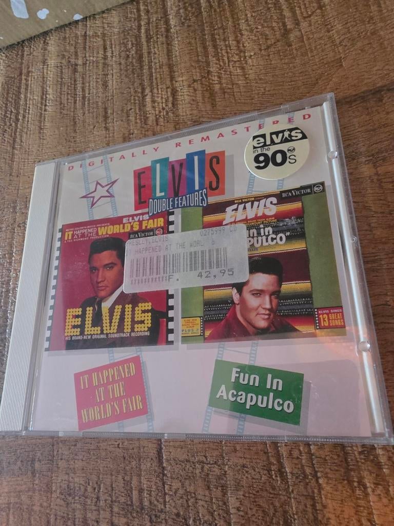Elvis Presley Double Features CD, Ophalen of Verzenden, Zo goed als nieuw